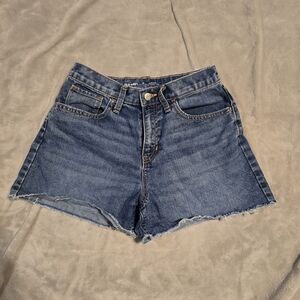Blue Denim Shorts